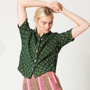 Ace & Jig winnie top, fern, XS